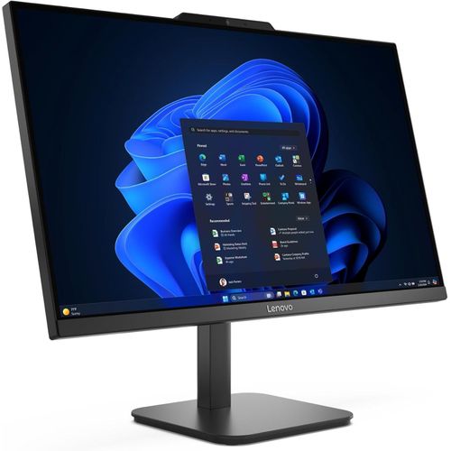 Lenovo AiO V100 Ci3-N305 8GB 512GB SSD 23.8" FHD IPS All-in-One Desktop – Black